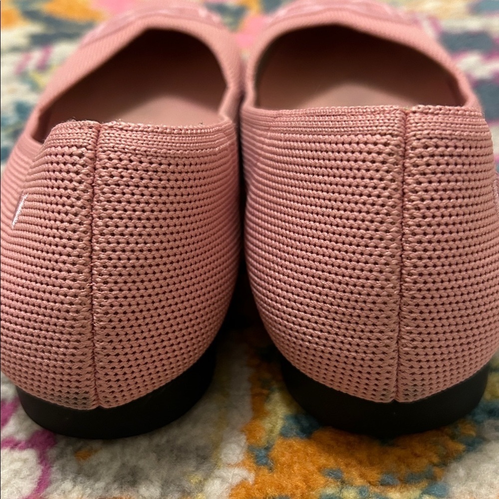 VIVAIA Pointed-Toe Flats Ena 2.0 Pink Embroidered Horsebit Size EU 37, US 6.5 - Picture 8 of 16